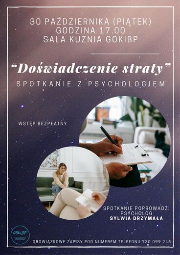 "Doświadczenie straty" spotkanie z psychologiem
